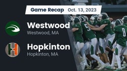 Recap: Westwood  vs. Hopkinton  2023