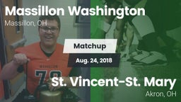 Matchup: Washington High vs. St. Vincent-St. Mary  2018