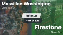 Matchup: Washington High vs. Firestone  2018