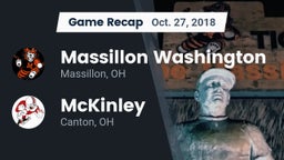 Recap: Massillon Washington  vs. McKinley  2018