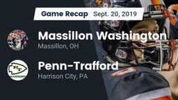 Recap: Massillon Washington  vs. Penn-Trafford  2019