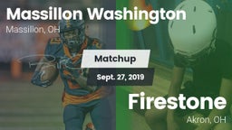 Matchup: Washington High vs. Firestone  2019
