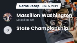 Recap: Massillon Washington  vs. State Championship 2019