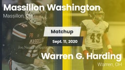 Matchup: Washington High vs. Warren G. Harding  2020