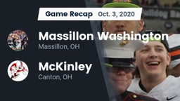 Recap: Massillon Washington  vs. McKinley  2020