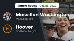 Recap: Massillon Washington  vs. Hoover  2020