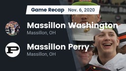 Recap: Massillon Washington  vs. Massillon Perry  2020