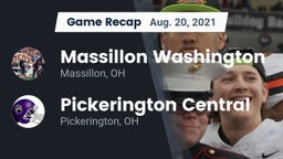 Recap: Massillon Washington  vs. Pickerington Central  2021