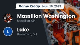 Recap: Massillon Washington  vs. Lake  2023