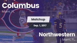 Matchup: Columbus  vs. Northwestern  2017