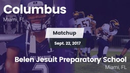 Matchup: Columbus  vs. Belen Jesuit Preparatory School 2017