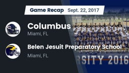Recap: Columbus  vs. Belen Jesuit Preparatory School 2017