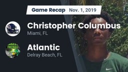 Recap: Christopher Columbus  vs. Atlantic  2019