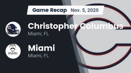 Recap: Christopher Columbus  vs. Miami  2020