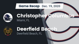 Recap: Christopher Columbus  vs. Deerfield Beach  2020