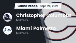 Recap: Christopher Columbus  vs. Miami Palmetto  2021
