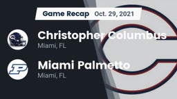 Recap: Christopher Columbus  vs. Miami Palmetto  2021