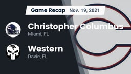 Recap: Christopher Columbus  vs. Western  2021