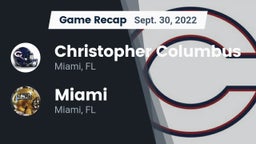 Recap: Christopher Columbus  vs. Miami  2022