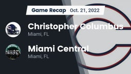 Recap: Christopher Columbus  vs. Miami Central  2022