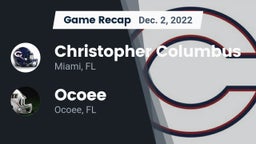 Recap: Christopher Columbus  vs. Ocoee  2022