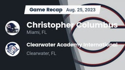 Recap: Christopher Columbus  vs. Clearwater Academy International  2023