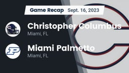 Recap: Christopher Columbus  vs. Miami Palmetto  2023