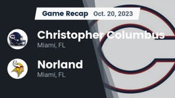 Recap: Christopher Columbus  vs. Norland  2023