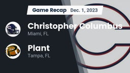 Recap: Christopher Columbus  vs. Plant  2023