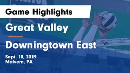 Great Valley  vs Downingtown East Game Highlights - Sept. 10, 2019