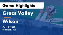 Great Valley  vs Wilson  Game Highlights - Oct. 5, 2019