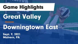 Great Valley  vs Downingtown East  Game Highlights - Sept. 9, 2021