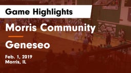 Morris Community  vs Geneseo  Game Highlights - Feb. 1, 2019