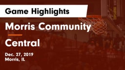 Morris Community  vs Central  Game Highlights - Dec. 27, 2019