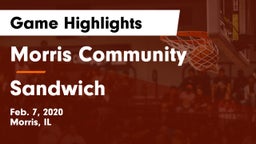 Morris Community  vs Sandwich  Game Highlights - Feb. 7, 2020