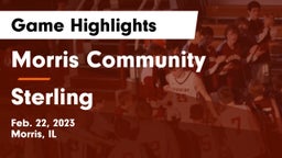 Morris Community  vs Sterling  Game Highlights - Feb. 22, 2023
