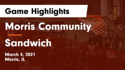 Morris Community  vs Sandwich  Game Highlights - March 4, 2021