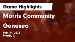 Morris Community  vs Geneseo  Game Highlights - Feb. 14, 2023