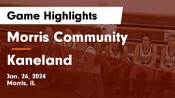Morris Community  vs Kaneland  Game Highlights - Jan. 26, 2024