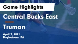 Central Bucks East  vs Truman  Game Highlights - April 9, 2021