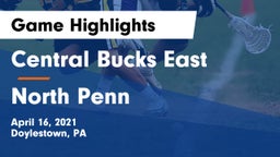Central Bucks East  vs North Penn  Game Highlights - April 16, 2021