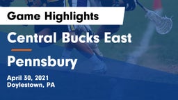 Central Bucks East  vs Pennsbury  Game Highlights - April 30, 2021