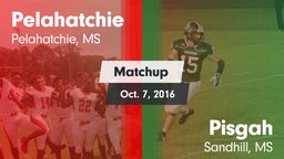 Matchup: Pelahatchie High vs. Pisgah  2016