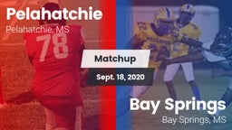 Matchup: Pelahatchie High vs. Bay Springs  2020