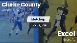 Matchup: Clarke County High vs. Excel  2016