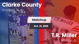 Matchup: Clarke County High vs. T.R. Miller  2016