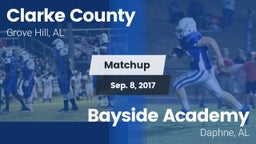 Matchup: Clarke County High vs. Bayside Academy  2017
