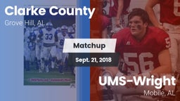 Matchup: Clarke County High vs. UMS-Wright  2018