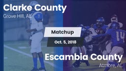 Matchup: Clarke County High vs. Escambia County  2018