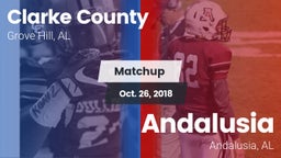 Matchup: Clarke County High vs. Andalusia  2018